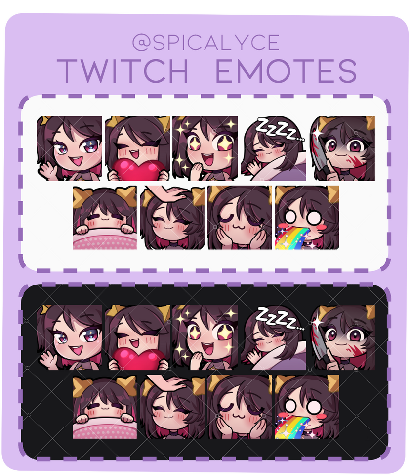 Diverse emotes
